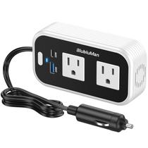 Inversor de Energia 200W Blubluman DC 12V para 110V AC com Carregador PD