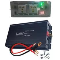 Inversor de Energia 6000w 12v Para Ac 220v 60hz Conversor de Onda Senoidal Tensão Caminhão Carro