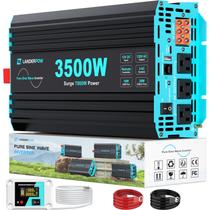 Inversor de Energia LANDERPOW 3500W Onda Senoidal Pura 12V para 120V Inversor de Energia LANDERPOW 3500W Onda Senoidal Pura 12V para 120V