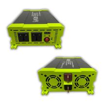 Inversor De Energia Onda Pura Lucky 1500w 12v 110v Alta eficiência Durabilidade.