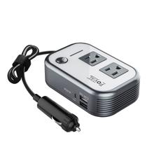 Inversor de energia para carro FOVAL 200W DC 12V a 110V AC com USB-C 27W Inversor de energia para carro FOVAL 200W DC 12V a 110V AC com USB-C 27W