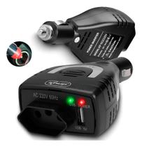 Inversor De Potencia 12V/110V 75W Veicular Carro - Enviamos no mesmo dia