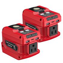 Inversor de potência Azocek 220W DC 18V para AC 110V com 1 tomada AC