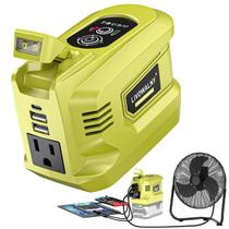 Inversor de potência LIVOWALNY 200W portátil 18V a 110V AC USB