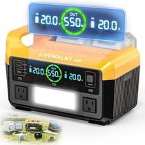 Inversor de potência LIVOWALNY 550W portátil 110-120V DC para AC