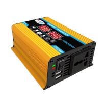 Inversor De Potência Para Carro 4000W 12V Para 220V Com Display LED, Adaptador Carregador Com