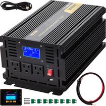 Inversor de potência VEVOR 2000W de onda senoidal modificada DC 12V para AC 120V Inversor de potência VEVOR 2000W de onda senoidal modificada DC 12V para AC 120V