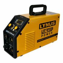 Inversor de solda lynus lit-516p mma+tig+corte 220v