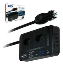 Inversor De Tensão 12v Para 220v 300w Usb Automotivo Veiculo