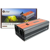 Inversor de Tensão 1500W Entrada 12V/24V DC, Saída 220V AC, Portátil Aiker - AIN-3215