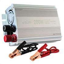 Inversor De Tensão 200w 12v P 110v Ou 220v Conector Usb