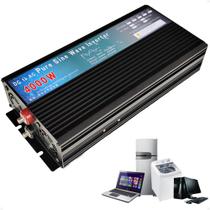 Inversor De Tensão 4000w 12v 220v Onda Senoidal Pura