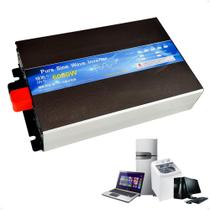 Inversor De Tensao 6000w 12v 127v 110v Onda Senoidal Pura