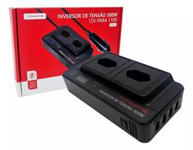 Inversor De Voltagem 12v 110v 300w Automotivo Veicular Usb - tomate Inversor De Voltagem 12v 110v 300w Automotivo Veicular Usb - tomate