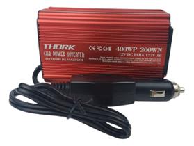 Inversor de Voltagem 400wp 12v Para 220V ou 110V Conversor Automotivo
