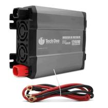Inversor de Voltagem Techone Line 1200W Pico 600W Nominal 12V-110V