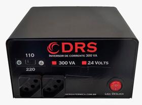 Inversor DRS nacional 300VA 250Watts 12V OU 24V 110/220V onda quadrada - DRS