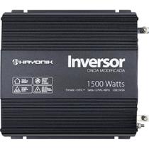 Inversor e Conversor de Tensão Onda Modificada Hayonik 12V para 127V 1500W Com Saída USB 67211