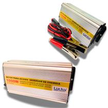 Inversor Energia 12V/110V 1000W 12V/220V Para Viagens Solar
