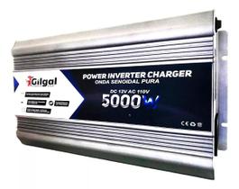 Inversor Energia 5000W 12V 110V Onda Senoidal Pura Pico