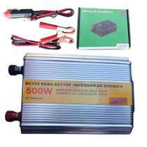 Inversor Energia 500w Conversor Entrada 12v Saida 110v Carro Inversor Energia 500w Conversor Entrada 12v Saida 110v Carro