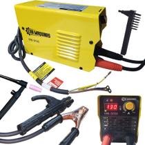 Inversor Maquina Solda 130A Bivolt Display Digital Tocha Tig