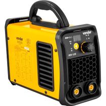 Inversor para solda com eletrodo e TIG, 120 A, IM 125, com máscara de escurecimento automático tonalidade 11, monofásico, 127 V~ 220 V~ Seleção au