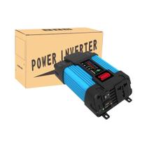 Inversor Portátil De Carro 6000W DC12V Para AC 110V 220V Com Tomada Universal E Power Bank Integrado