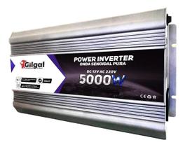 Inversor Potência 5000W 12V 220V Onda Pura 10000W, Energia