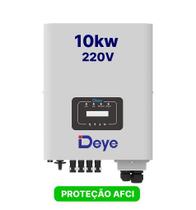 Inversor Solar Deye 10kW Monofásico On Grid Wifi 2 MPPT 220V