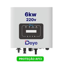 Inversor Solar Deye 6kW Monofásico On Grid Wifi 2 MPPT 220V