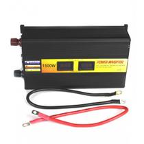 Inversor Tensão 1500w 12v Para 220v Veicular Transformador Conversor Com Tomada Padrão e Usb Inversor Tensão 1500w 12v Para 220v Veicular Transformador Conversor Com Tomada Padrão e Usb