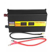 Inversor Tensão 1500w 12v Para 220v Veicular Transformador Conversor Com Tomada Padrão E Usb Inversor Tensão 1500w 12v Para 220v Veicular Transformador Conversor Com Tomada Padrão E Usb