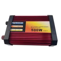 Inversor Tensão 500w 12v Para 220v Veicular Transformador Conversor Com Tomada Padrão E Usb Inversor Tensão 500w 12v Para 220v Veicular Transformador Conversor Com Tomada Padrão E Usb