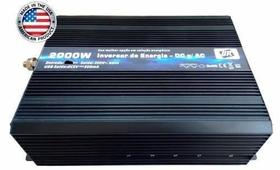 Inversor tensão veicular 2000W - 12V para 220V - USB Inversor tensão veicular 2000W - 12V para 220V - USB