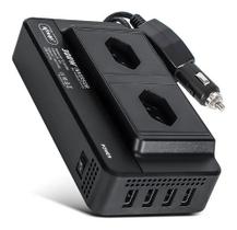 Inversor Transformador Energia Acendedor Carro 300w 12v 220v