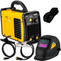 Inversora de solda 120A para eletrodo e tig com Máscara de auto escurecimento - IM 125 (110V/220V) Inversora de solda 120A para eletrodo e tig com Máscara de auto escurecimento - IM 125 (110V/220V)
