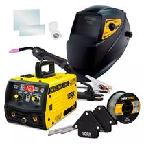 Inversora de Solda 160A MIG/MMA/TIG Bivolt c/Máscara + Acessório SuperTork