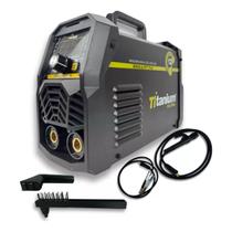 Inversora de Solda FORGEX TI200P Bivolt Titanium Platina