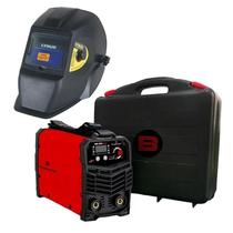 Inversora de Solda WMI 161 ED Bivolt Bambozzi + Máscara MSL500S Lynus