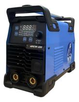 Inversora de soldar eletrodo e tig arcw-220 mma bivolt