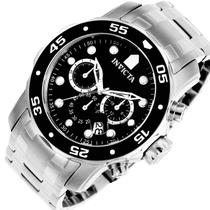 Invicta pro diver 0069 aço com preto