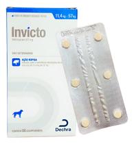 Invicto Antipulgas Para Cães 6 Comprimidos 11,4 - 57 Kg