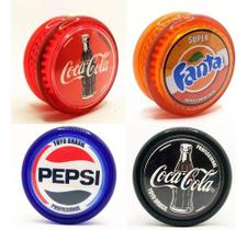 Io-io (ioio,yo-yo) De Rolamento Coca Profissional Kit Com 4