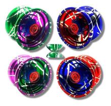 Io-io Yoyo Ioio Yo-yo Ioiô Aluminio Rolamento Presente Fenix Brinquedo Cores