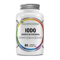 Iodo Iodeto de Potássio 60 Cápsulas Flora Nativa
