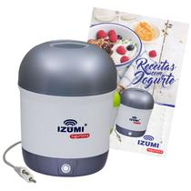 Iogurteira cinza ou verde + livro de receita
