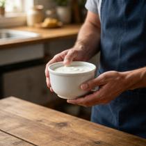 Iogurteira Geni de Porcelana para Iogurte Caseiro 200ml