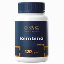 Ioimbina 15mg Ouro Pharma Termogênico Potente Queimador de Gordura 120 Cápsulas Ioimbina 15mg Ouro Pharma Termogênico Potente Queimador de Gordura 120 Cápsulas