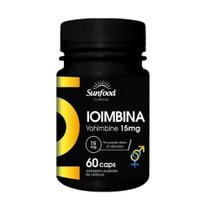 Ioimbina Yohimbine 15 mg 60 Cáps. Sunfood - Natural